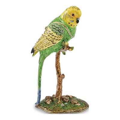 Bejeweled Parrot Trinket Box with 18" Necklace – view 4