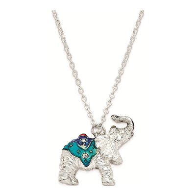 Bejeweled Elephant Trinket Box with Matching Necklace – view 3