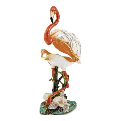 Flamingo Trinket Box with 18-Inch Necklace – view 2