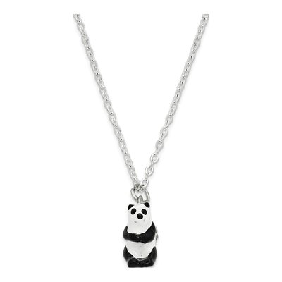 Crystal Panda Trinket Box with 18" Necklace – view 4