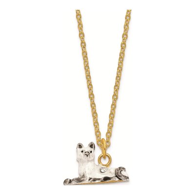 Siamese Cat Trinket Box with 18" Necklace – view 3