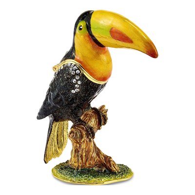 Toucan Trinket Box & 18" Necklace