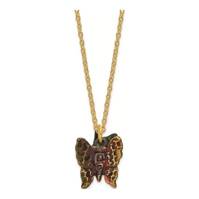 BELLA Butterfly & Orchid Trinket Box w/ Necklace – view 4