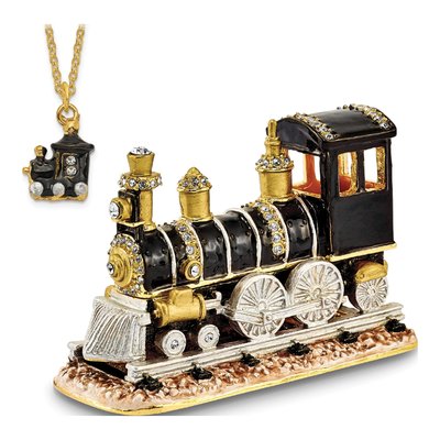 AXEL Steam Engine Trinket Box with Necklace – view 4