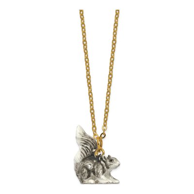 Grey Squirrel Trinket Box & Necklace Set – view 3