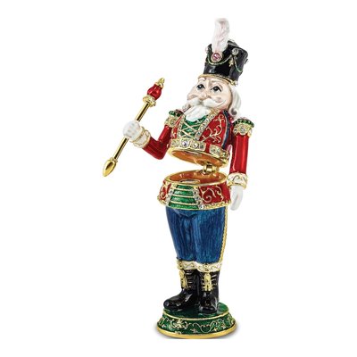 Bejeweled Toy Soldier Trinket Box & Necklace – view 2