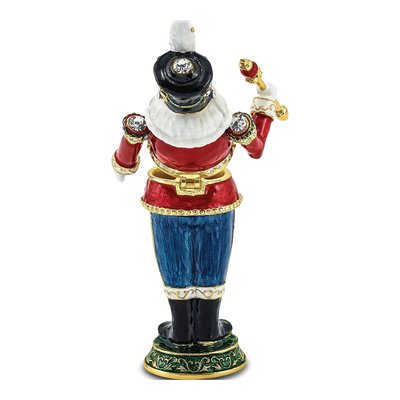 Bejeweled Toy Soldier Trinket Box & Necklace – view 3