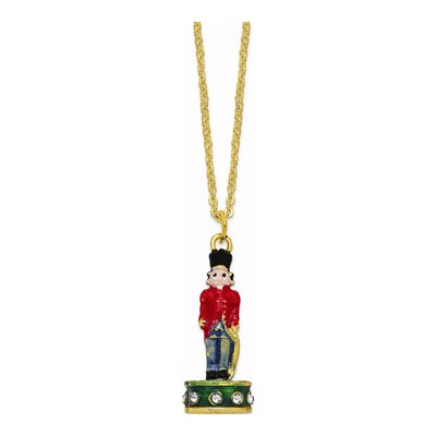 Bejeweled Toy Soldier Trinket Box & Necklace – view 4
