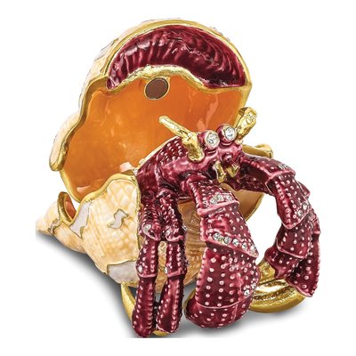 Hermit Crab Trinket Box with Necklace – view 2