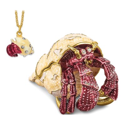Hermit Crab Trinket Box with Necklace – view 8