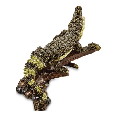 Crocodile Trinket Box with 18" Necklace – view 6
