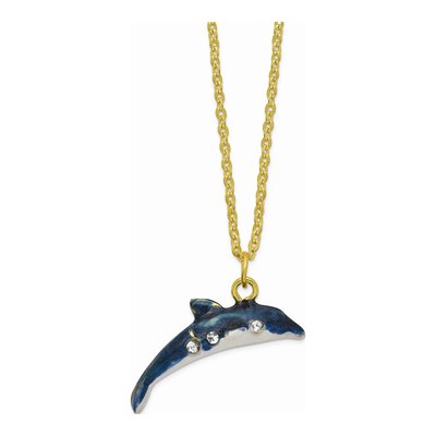 Dolly & Dylan Dolphin Trinket Box with Necklace – view 4