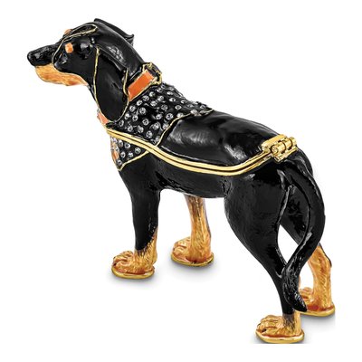 Bluetick Coonhound Trinket Box with 18" Necklace – view 5
