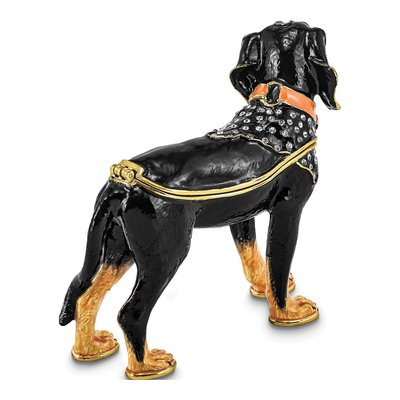 Bluetick Coonhound Trinket Box with 18" Necklace – view 6
