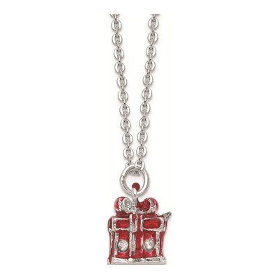 Pewter Trinket Box with Faux Pearl Necklace – view 4