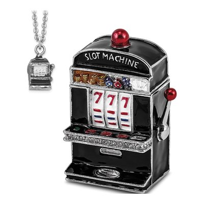 Lucky 7 Slot Machine Trinket Box & Necklace Set – view 6