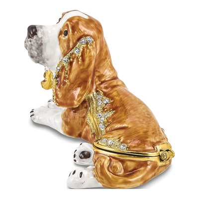 Bassett Hound Trinket Box with Matching Necklace – view 5