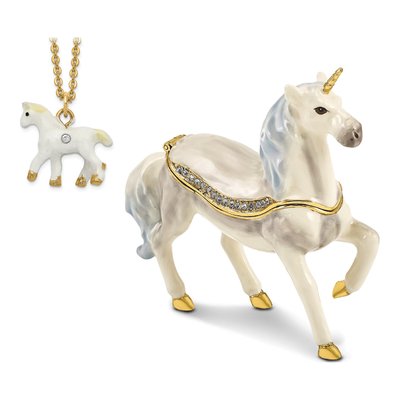 Enchanted Unicorn Trinket Box & Necklace – view 7