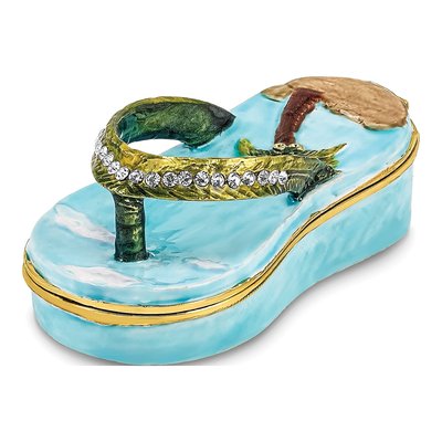 Sandal Trinket Box & 18" Necklace – view 3