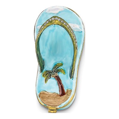 Sandal Trinket Box & 18" Necklace – view 5