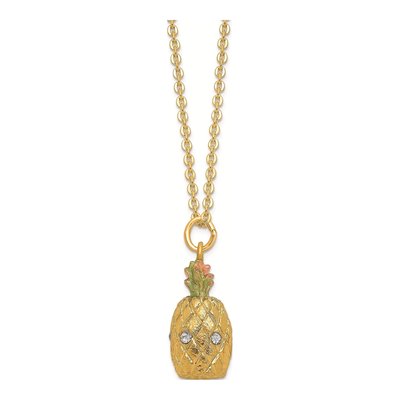 Pink Pineapple Trinket Box & 18" Necklace – view 3