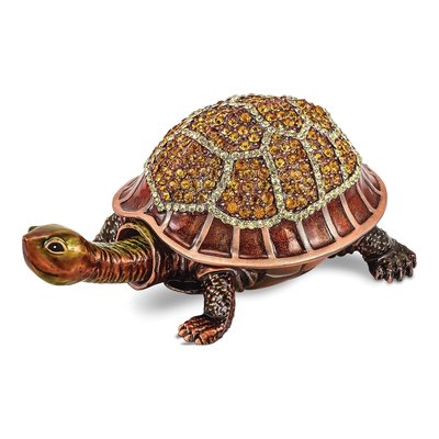 Tortoise Trinket Box & Necklace Gift Set – view 3