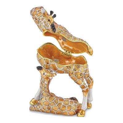 Jasmin & Jasper Giraffe Trinket Box with Necklace – view 2