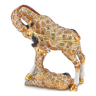 Jasmin & Jasper Giraffe Trinket Box with Necklace