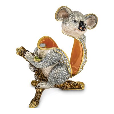 Koala Trinket Box with Matching Necklace – view 2