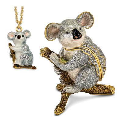 Koala Trinket Box with Matching Necklace – view 8
