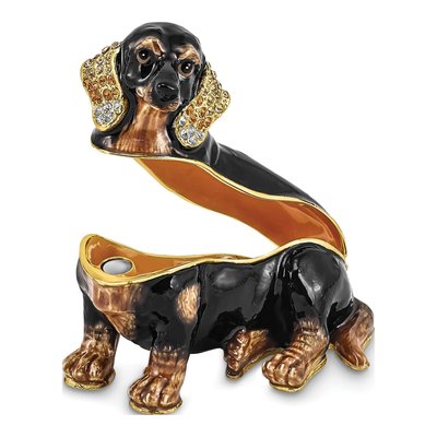 Dachshund Trinket Box with 18" Necklace – view 2