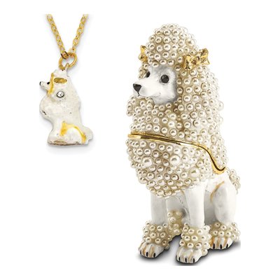 Poodle Trinket Box with 18" Necklace – view 5