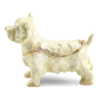Westie Trinket Box with Matching 18" Necklace – view 3