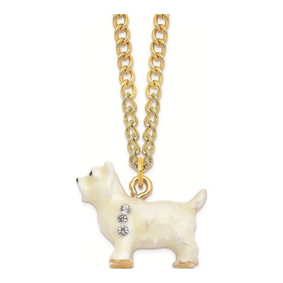 Westie Trinket Box with Matching 18" Necklace – view 4