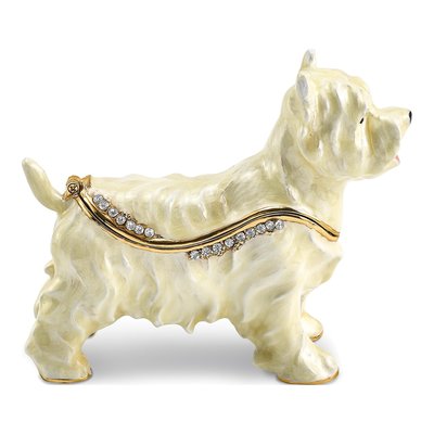 Westie Trinket Box with Matching 18" Necklace – view 6