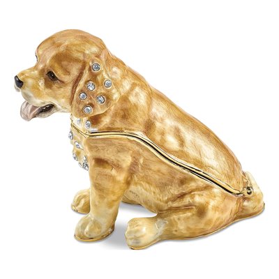 Golden Retriever Trinket Box & Necklace – view 3