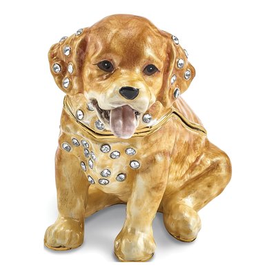 Golden Retriever Trinket Box & Necklace – view 7