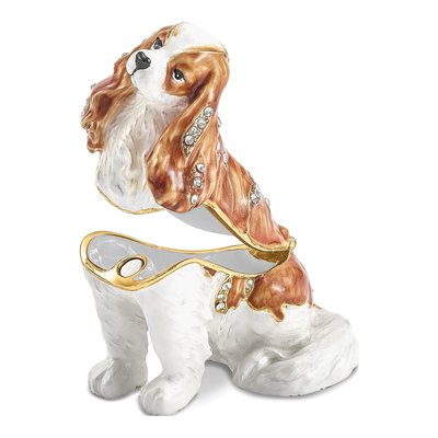 Cavalier King Charles Spaniel Trinket Box & Necklace – view 2