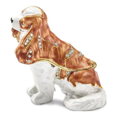 Cavalier King Charles Spaniel Trinket Box & Necklace – view 3
