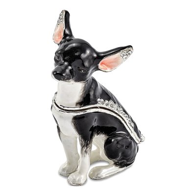 Chihuahua Trinket Box with Necklace