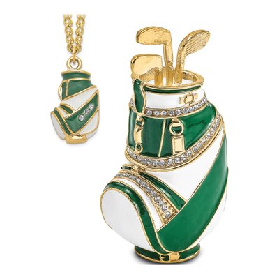 Golf Bag Trinket Box & 18" Necklace Gift Set – view 8