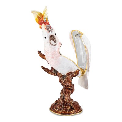 Carmen Cockatoo Trinket Box with 18" Necklace – view 2