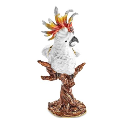 Carmen Cockatoo Trinket Box with 18" Necklace – view 7