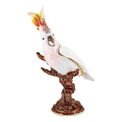 Carmen Cockatoo Trinket Box with 18" Necklace
