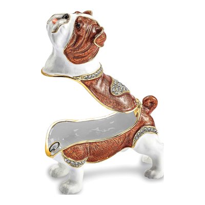 Bulldog Trinket Box with 18" Necklace – view 2