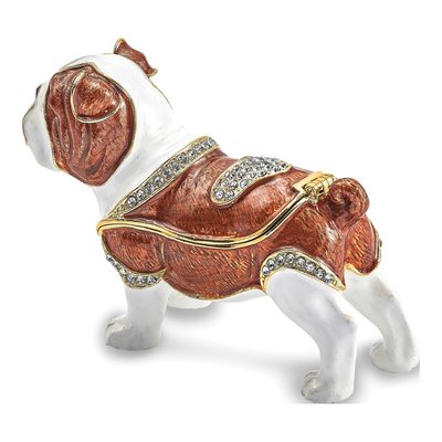 Bulldog Trinket Box with 18" Necklace – view 3