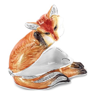 Red Fox Trinket Box with 18" Necklace – view 2