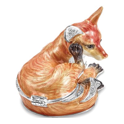 Red Fox Trinket Box with 18" Necklace – view 3