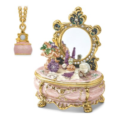 Vanity Trinket Box with 18" Necklace – view 8