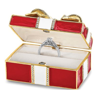 Pewter Enameled DESIRE Trinket Gift Box – view 2